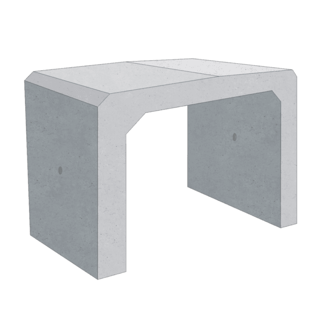 Cadru prefabricat pentru podete tip P2