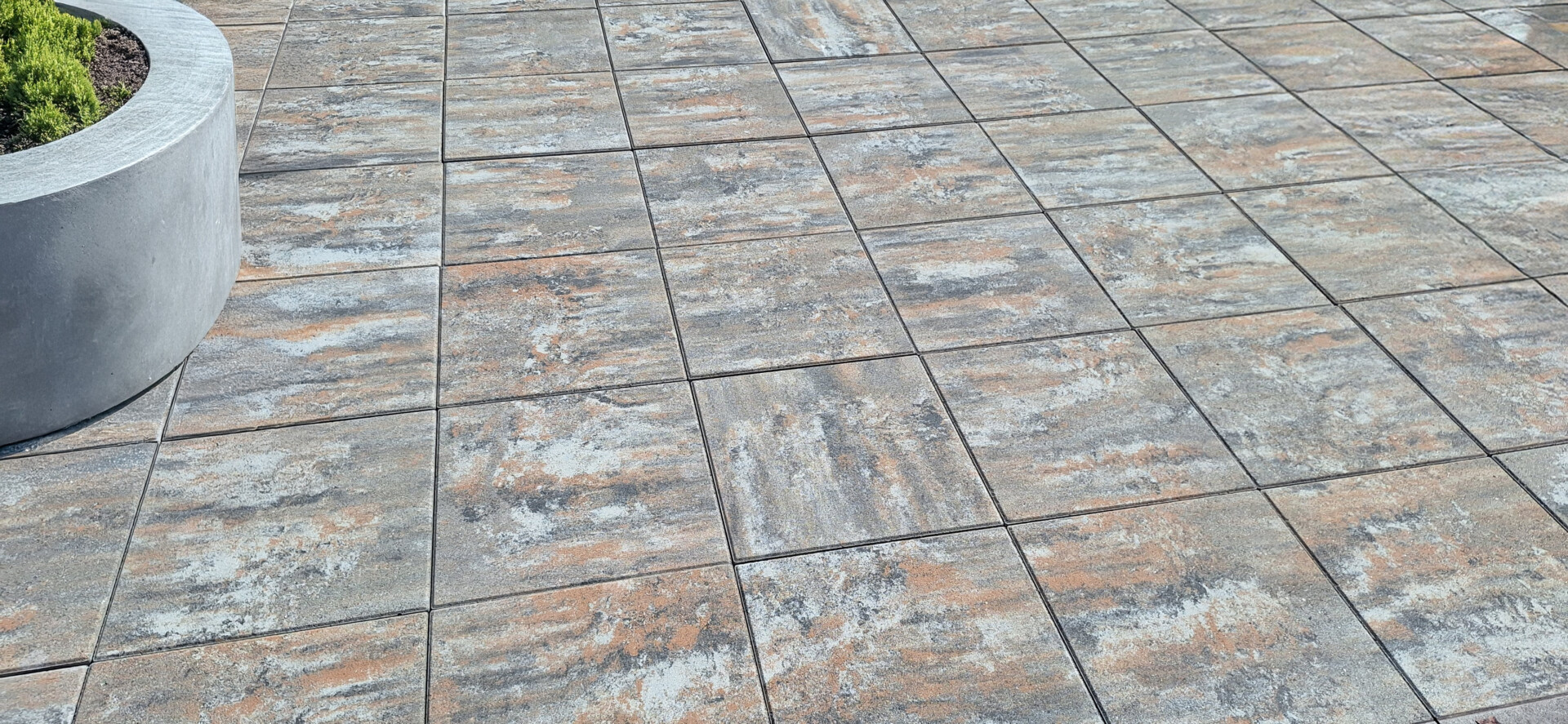 Pavaj Grandevilla 40x40x6 cm Crem Gri Patina